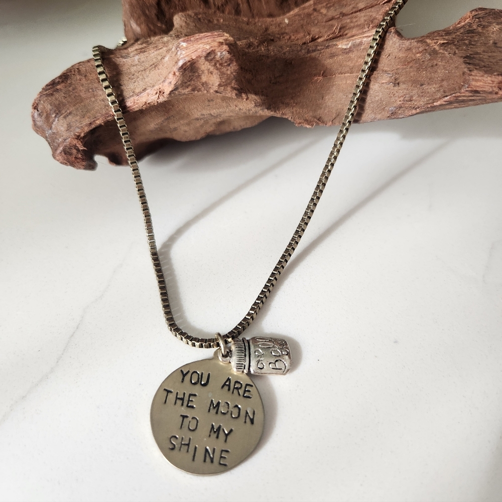 Bourban And Boots You Are The Moon To My Shine Necklace - Picture 2 of 7